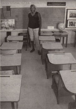 Orpah Jackson in her old classroom 2009